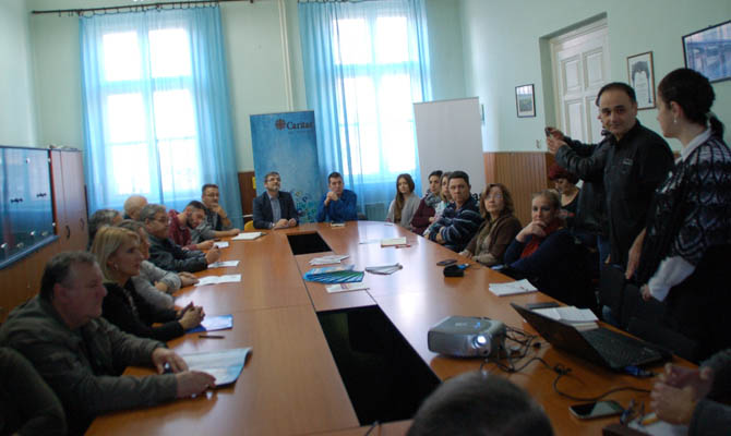 A Caritas bemutatkozása Szenttamáson 2016. november 22.